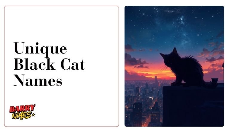 Unique Black Cat Names