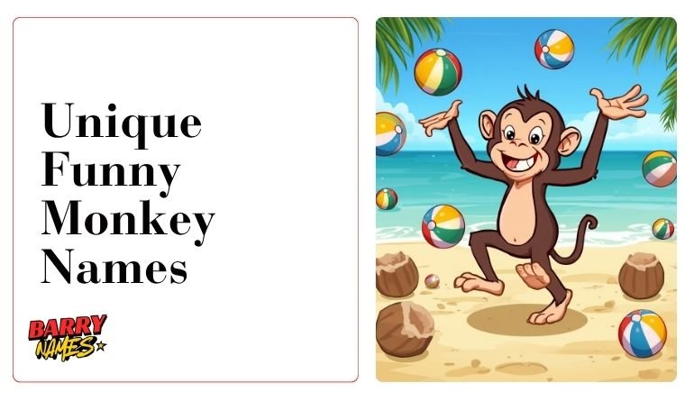 Unique Funny Monkey Names
