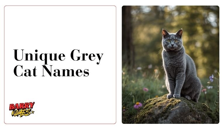 Unique Grey Cat Names