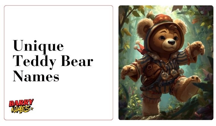 Unique Teddy Bear Names