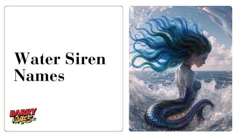 Water Siren Names 