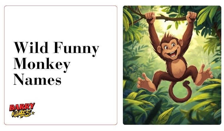 Wild Funny Monkey Names