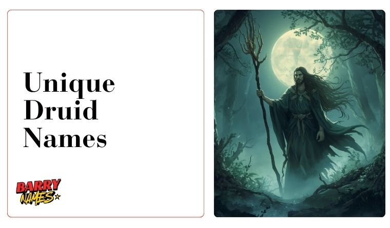 Unique Druid Names